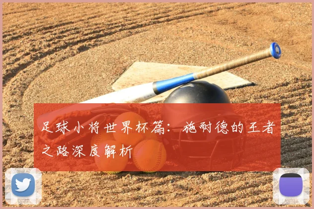 足球小将世界杯篇：施耐德的王者之路深度解析